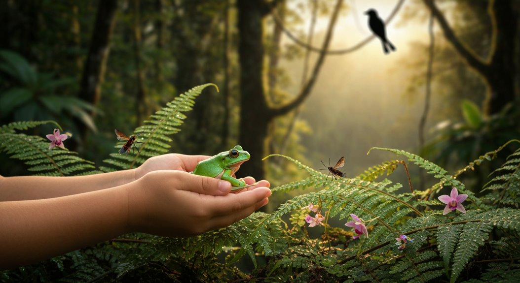 verbundenes Netz des Lebens