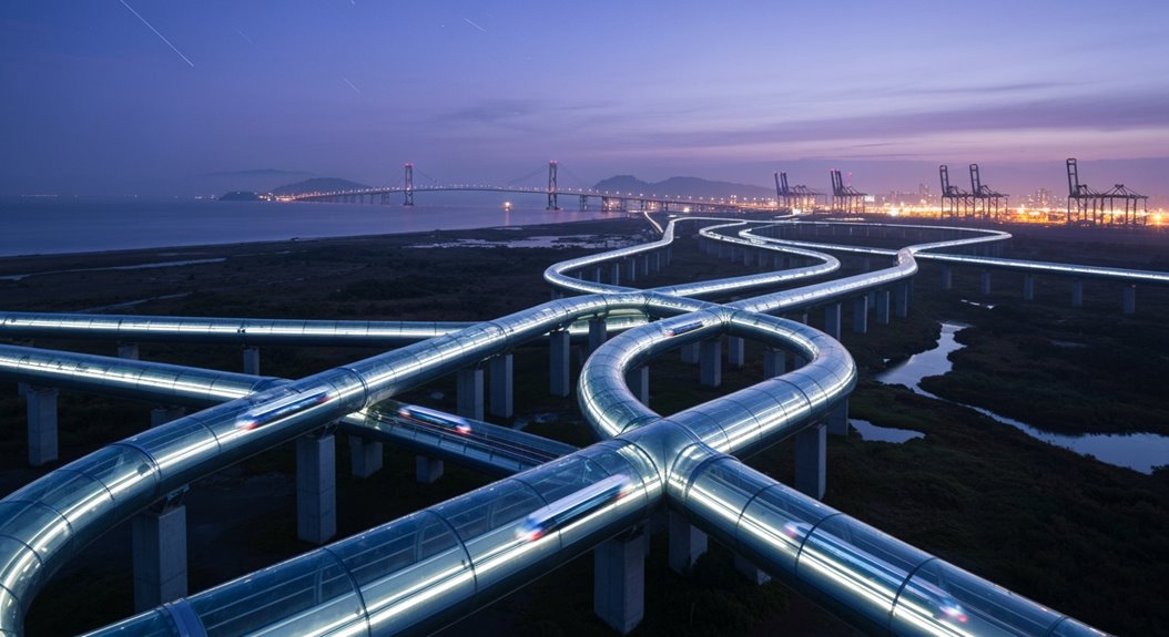 Hyperloop-Netzwerke verbinden Kontinente